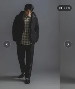 「西川ダウン(R)」スポーティーフードダウン Lサイズ ブラック 美品