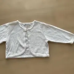 【美品】ファミリア　夏物カーディガン　70cm