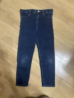 コムサイズム　ダークブルースキニーパンツ（レースポケット付き）