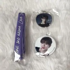 INI 許豊凡 XQUARE カプセルトイ ラバーバンド 缶バッジ ミニうちわ