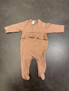 babidu ドット柄ロンパース 50cm 新生児