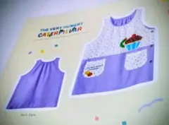 新品未使用　期間限定　値下げ　はらぺこあおむし エプロン　12/10迄