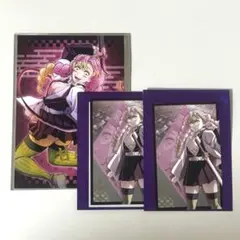 鬼滅の刃 トレーディング箔押しブロマイド ランダムフォトカードB 甘露寺蜜璃