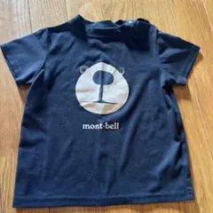 mont-bell クマロゴ Tシャツ 黒　90cm
