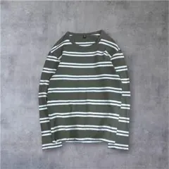00s old uniqlo boarder l/s ボーダー ロンt y2k