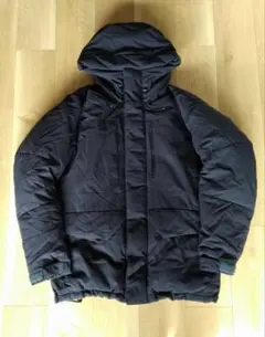 ビームス　ネイビー　ダウンジャケット フード付き