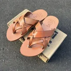 TITO SANDAL ティト サンダル US8 26cm レザー ヌメ革 ① TITO SANDAL ティト サンダル US8 26cm レザー ヌメ革 ① - メルカリ