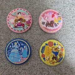 Disney Characters 刺繍缶バッジビスケット2