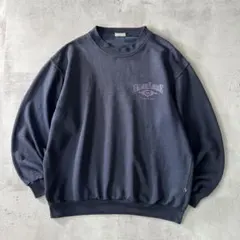 B*r様 US古着　HANG LOOSE　スウェット　両面プリント　褪色　ナス紺