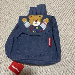 【新品未使用】ミキハウス mikihouse ベビー リュック デニム