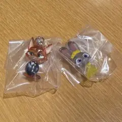 ズートピア2 めじるしアクセサリー　ニックB ジュディB 2 種セット