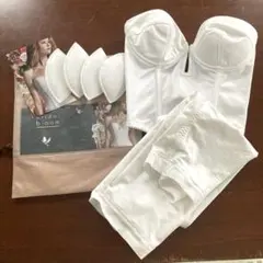 ブライダルブルーム bridalbloomショートビスチェc65ロングガードルs