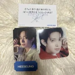 ENHYPEN カフェ 宵 ヒスン HEESEUNG予約特典 セット