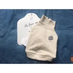 犬　犬服　asknowasdewan NスウェットハーフZIP 2号サイズのサムネイル
