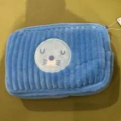 ぼのぼの フポーチ タグ付き キャラクターグッズ　コーデュロイ　ポーチ