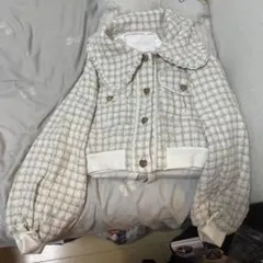 LIZ LISA チェック柄ツイードジャケット