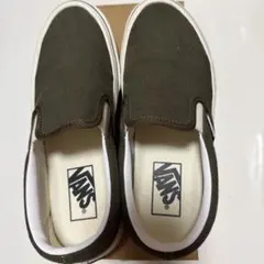 VANS Classic Slip On カーキ　キャンバス23.0cmのサムネイル