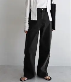 ☆evernavy エバーネイビー カーブデニムパンツ XL☆のサムネイル