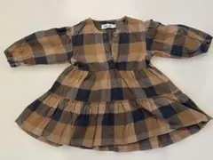 Noeil aime BeBe チェック柄ワンピース 90cm