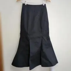 JUNOAH ブラック マーメイドフレアスカートのサムネイル