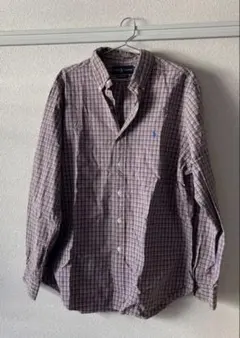 Ralph Lauren チェック柄 長袖シャツ 16/34