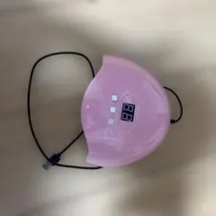 ネイル用 UV LEDライト ピンク USB給電式 タイマー付きのサムネイル