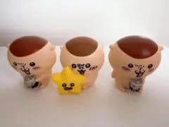 ちいかわソフビフィギュア　くりまんじゅう3体セット
