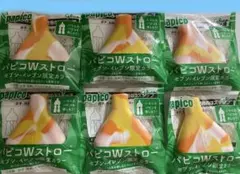 パピコ Wストロー セブンイレブン限定カラー 6個のサムネイル