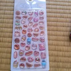 【正規品】クリアぷくぷくキャンディシール/オレンジ/ベア/熊