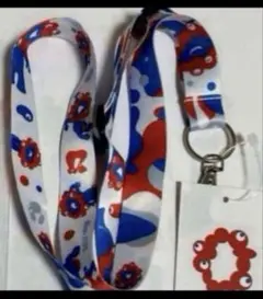 ミャクミャク　大阪関西万博　キャラクター柄ネックストラップ　コミャク　パンフ付き