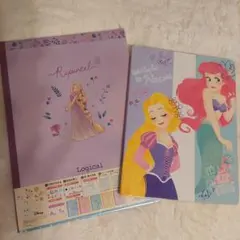 ★ディズニー　プリンセス　付箋　ノート