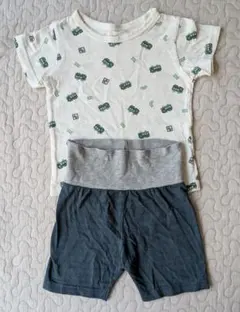 ベビーパジャマ 電車デザイン セット