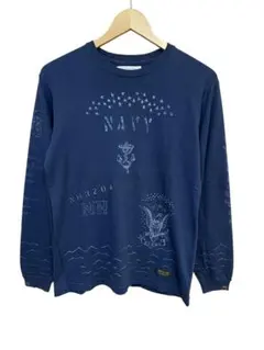 NEIGHBORHOOD U.S.NAVY ロンT 両面&袖プリ ネイビー 11のサムネイル