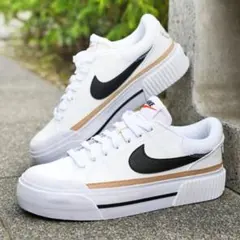 NIKE コートレガシーリフト 厚底 スニーカー 26.5 コートシューズ