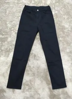 UNIQLO ブラック デニムスリムスキニーパンツ 150 ストレッチ双子君