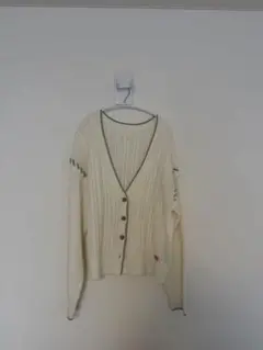 JaVa ケーブルニットカーディガン アイボリー