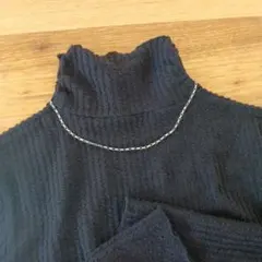 チェーンネックレス 金属アレルギー対応スチール素材