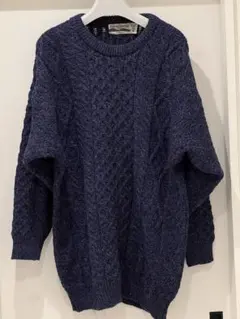 ■ vintage 70s 80s fisherman aran knit ■