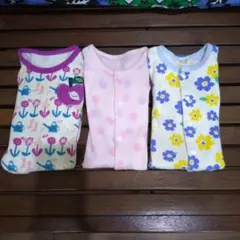 petit jam • UNIQLO • kid'szooロンパース 3点セット