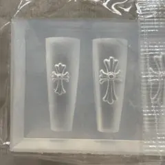 【新品未開封】クロスモールド クロム風　十字架　4サイズ　即日発送！