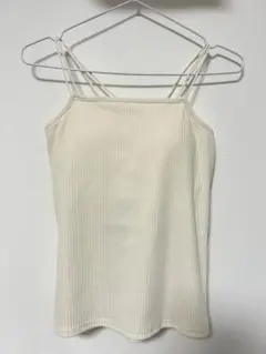 パット付バッククロスキャミソール