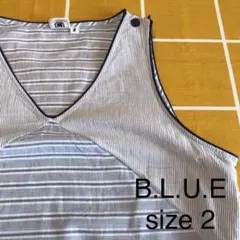 B.L.U.E ビーエルユーイー タンクトップ L レディースのサムネイル