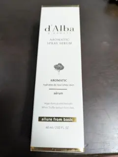 新品未使用 ダルバ ファーストアロマティック スプレーセラム 60mll