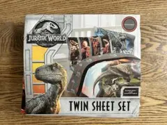 Jurassic World Twin Sheet Set 新品　USA購入
