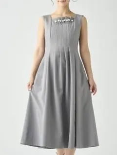 CELFORD パールデザインフィット＆フレアワンピース