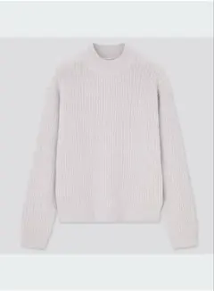 ライトスフレヤーンモックネックセーター（長袖）