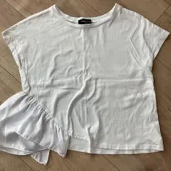 COMME CA ISM 女の子用 フリルTシャツ 120のサムネイル