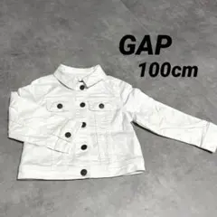 babyGAP 3歳 オールドギャップ　ホワイトデニムジャケット　Gジャン