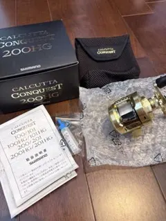 シマノ カルカッタコンクエスト200XG 極美品 シマノ(SHIMANO) カルカッタ コンクエスト 200タイプJ-HG 026019