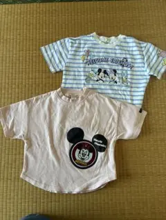 ディズニーTシャツ２枚セット110cm